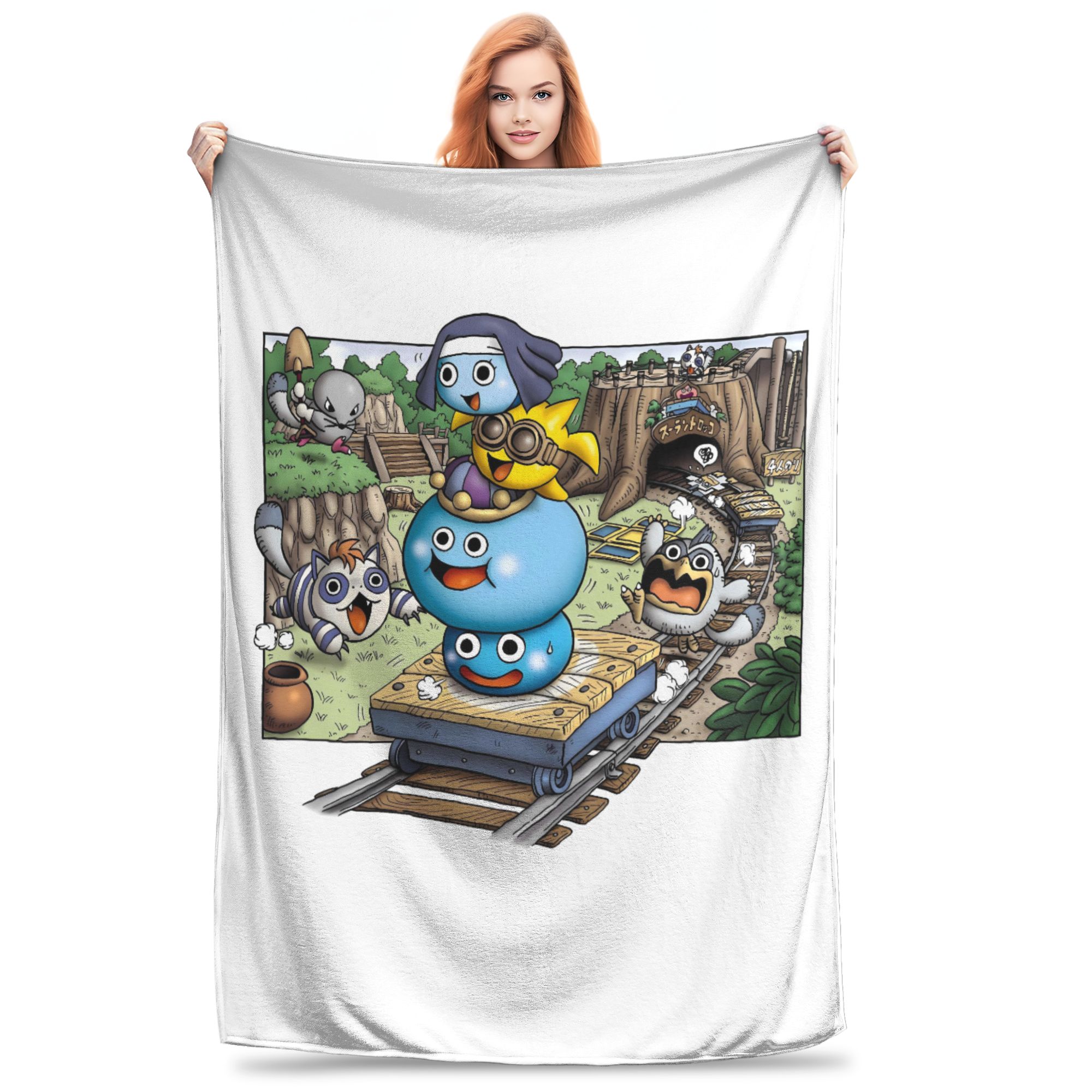 Quest Outdoor Camping - Warm Soft BlanketGirls Boys Camping D-Dragon