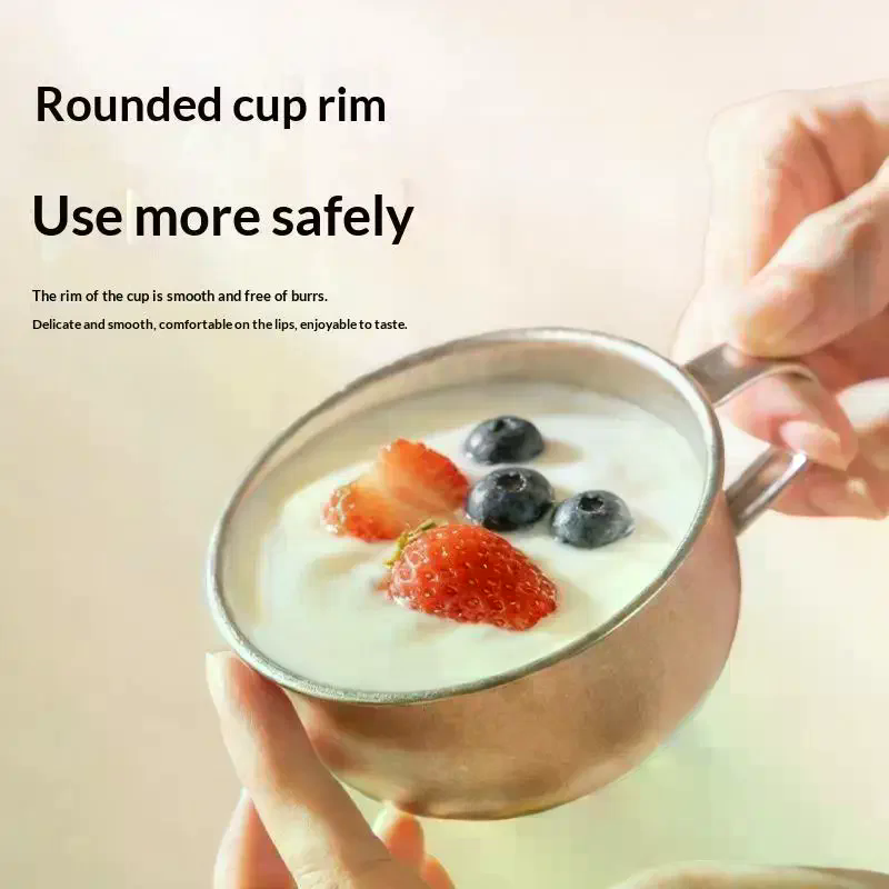 Outdoor Camping Kitchen - 80ml/220ml Camping Water Cup Pure Titanium
