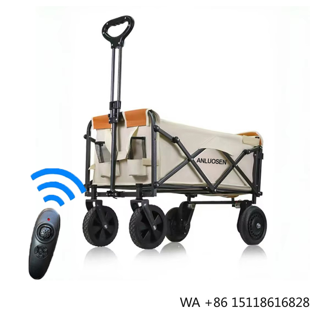 Outdoor Camping Table Foldable - Electric Camping Wagon Cart Foldable 2000mAh
