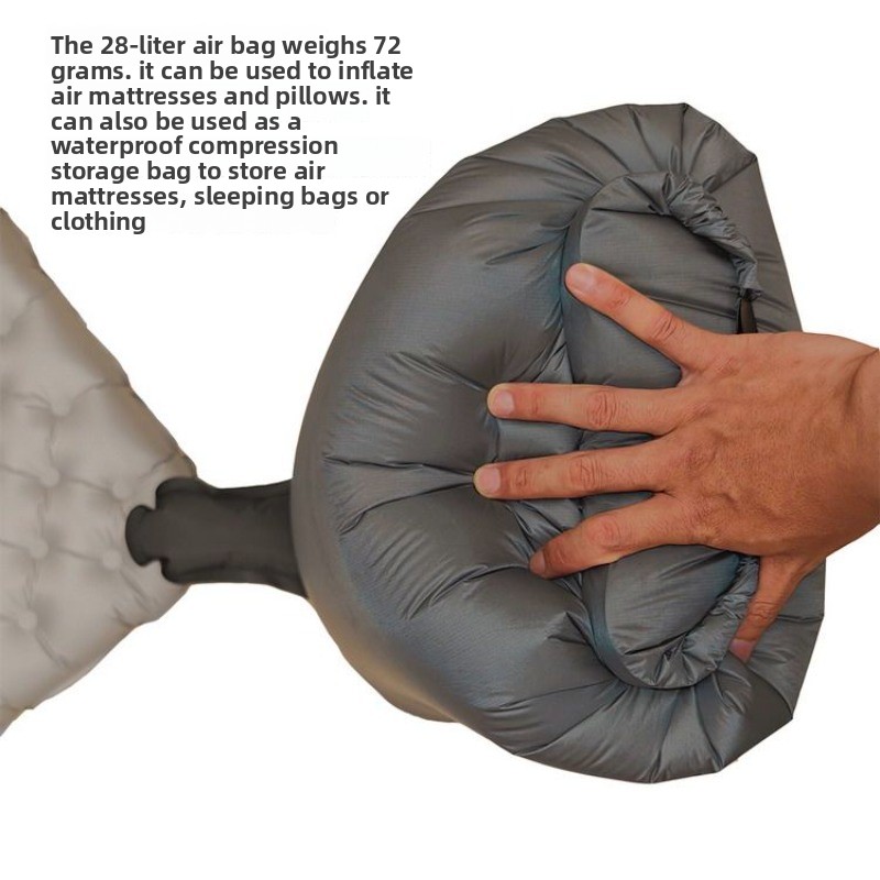 Outdoor Camping Sleeping Bag - Outdoor single ultra-light portable thickened inflatable