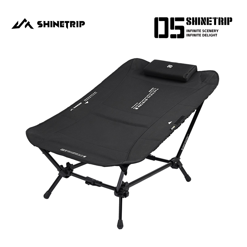 Outdoor Camping Lounge Chairs - Outdoor Reclining Chair ShineTrip Aluminum Alloy