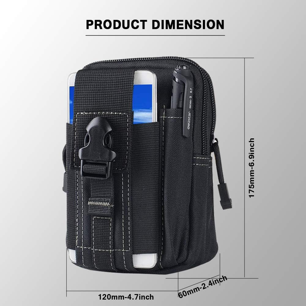 Tactical Molle Belt Pouch Mili - Outdoor Camping Adventure ulasan dan harga