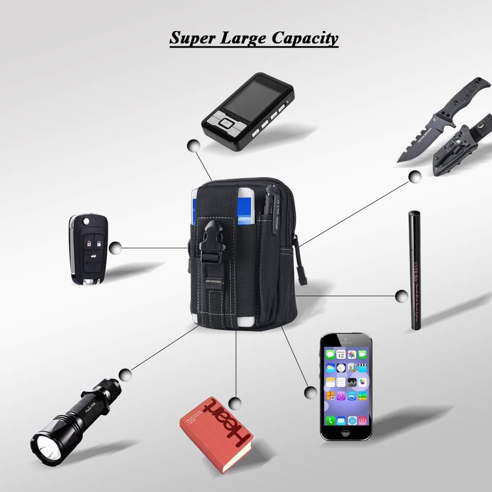 Tactical Molle Belt Pouch Mili - Outdoor Camping Adventure ulasan dan harga