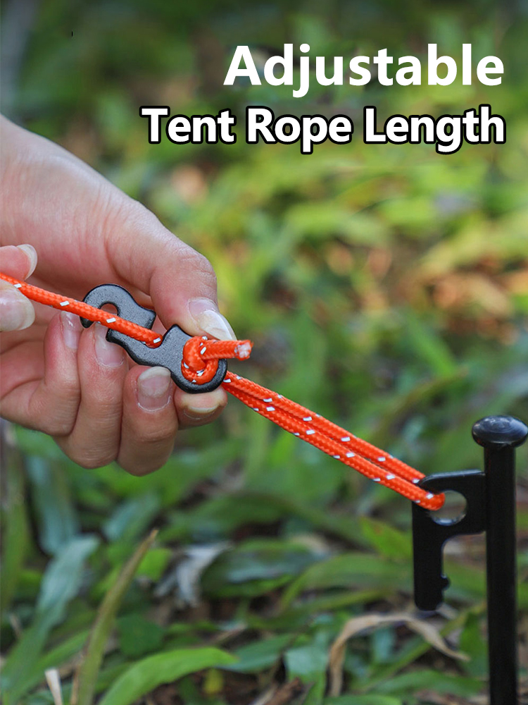 5/10pcs Adjustable Tent Rope B - Outdoor Camping Extension Cord ulasan dan harga
