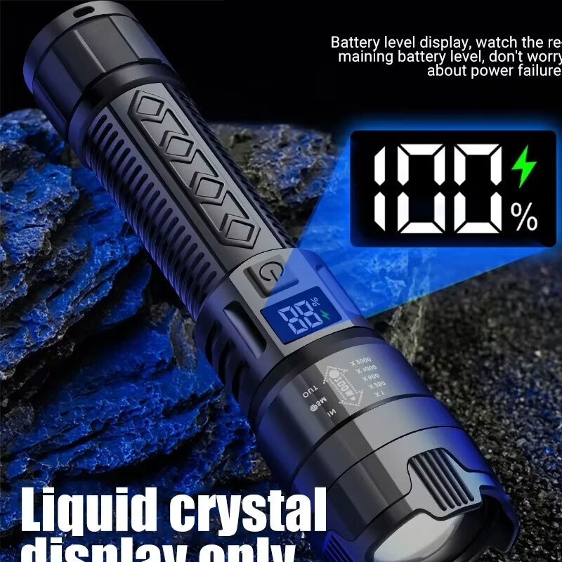 High Strong Power Led Flashlig - Outdoor Camping Adventure ulasan dan harga