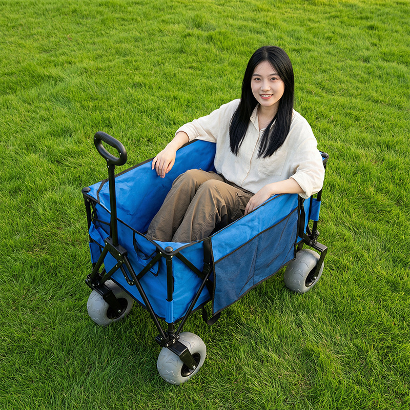 Foldable Metal Beach Wagon Qui - Outdoor Camping Table Foldable ulasan dan harga