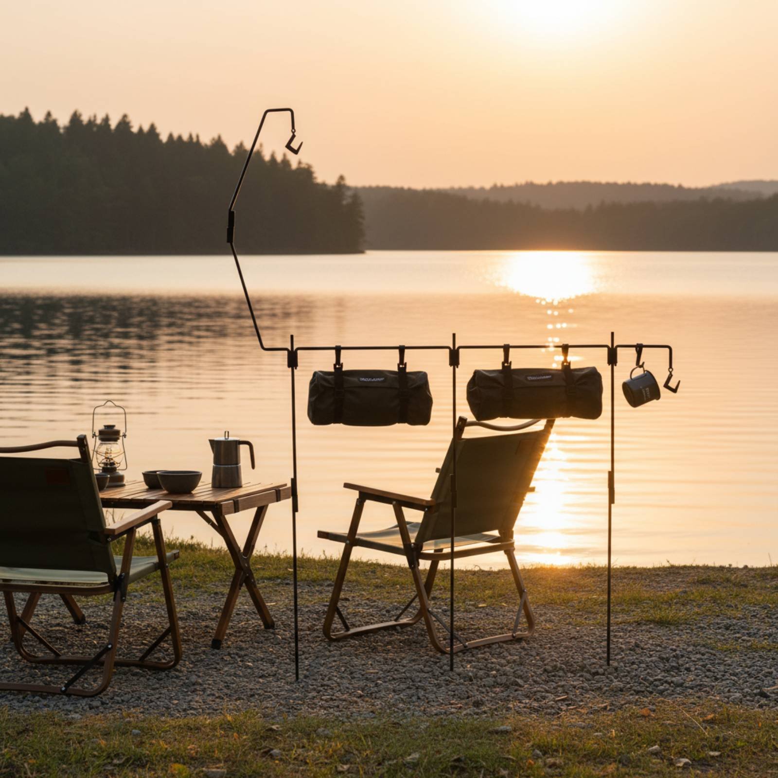 Camping Lantern Stand Detachab - Outdoor Camping Kitchen ulasan dan harga