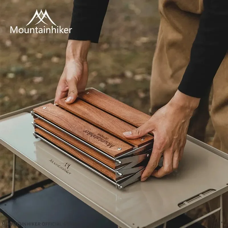 MOUNTAINHIKER Three-tier Rack  - Outdoor Camping Table Foldable ulasan dan harga