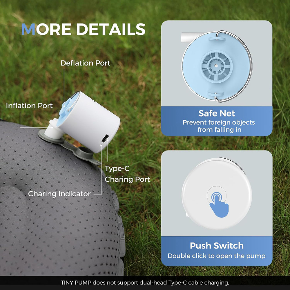 FLEXTAIL Portable Air Pump, Mi - Outdoor Camping Sleeping Bag ulasan dan harga
