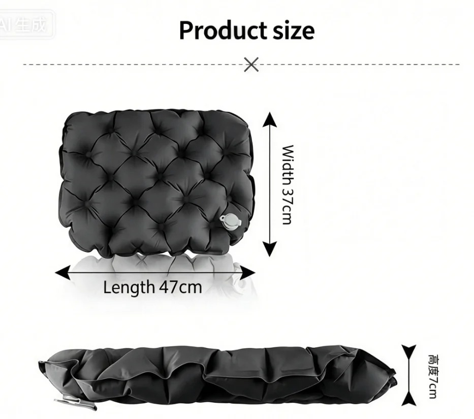 Portable Inflatable Seat Cushi - Outdoor Camping Rug ulasan dan harga