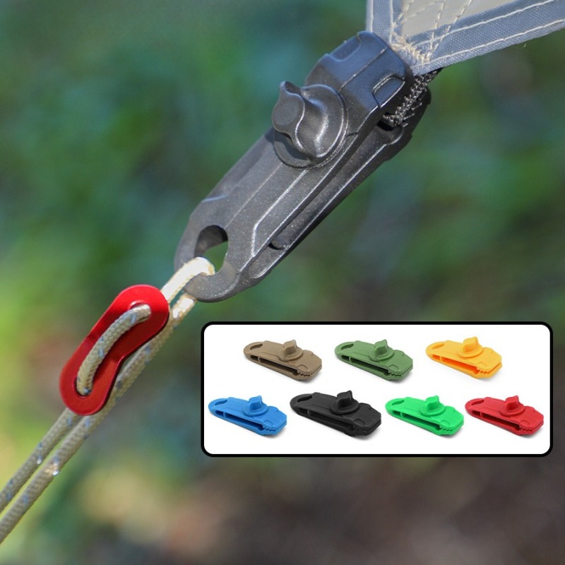 5/10Pcs Camping Tarp Clips Out - Outdoor Camping Extension Cord ulasan dan harga