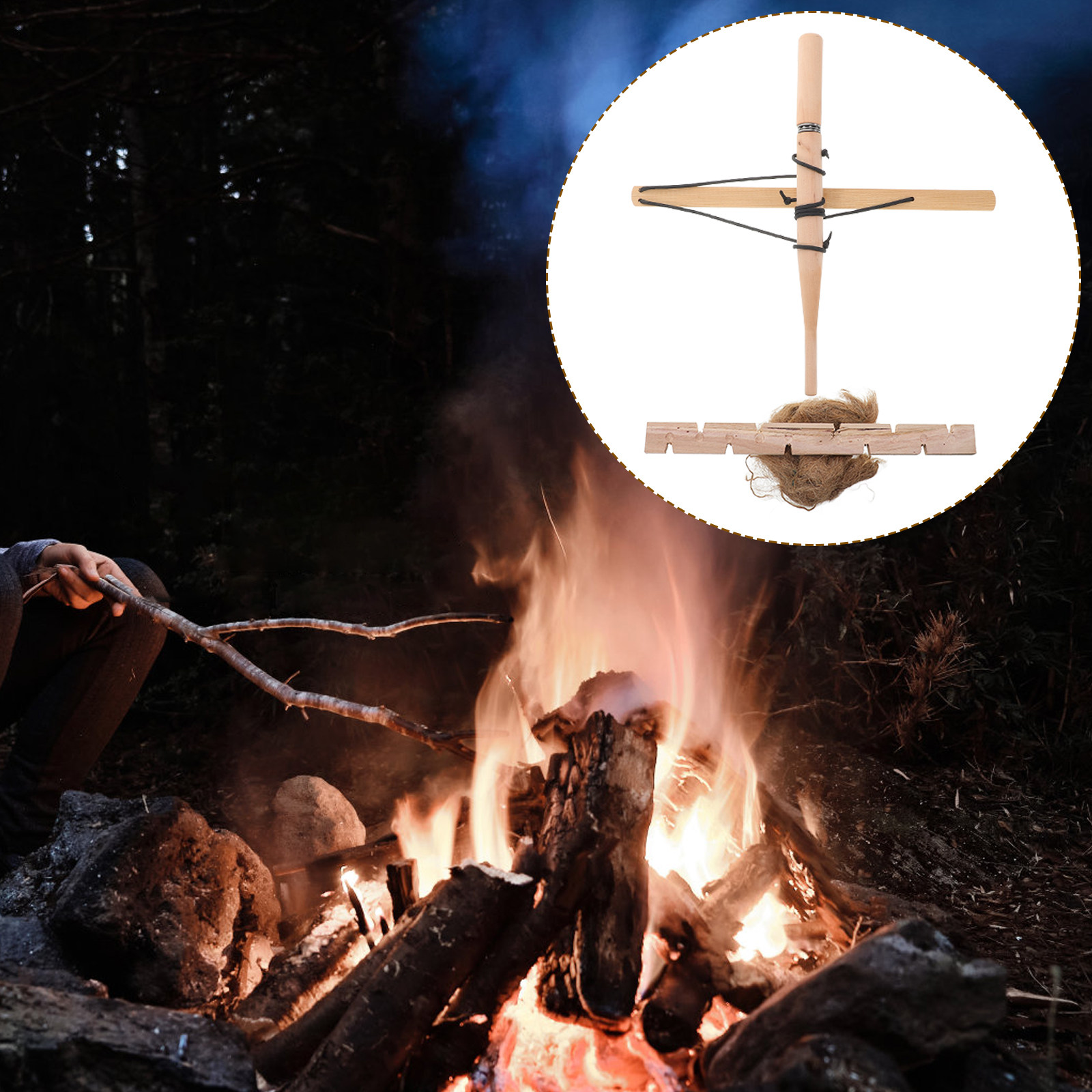 Primitive Fire Starters Bow Dr - Outdoor Y Camping ulasan dan harga