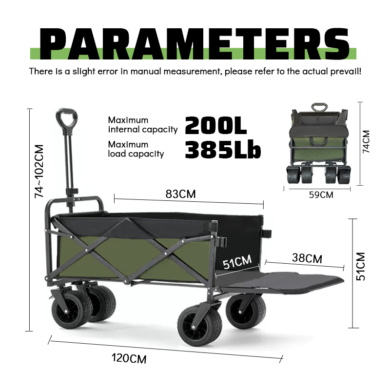 custom.Portable Stainless Stee - Outdoor Camping Vehicle Wagon ulasan dan harga