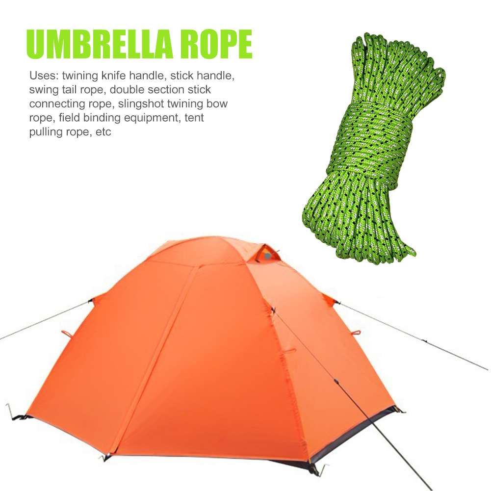 20m 4mm Survival Paracord Nylo - Outdoor Camping Extension Cord ulasan dan harga