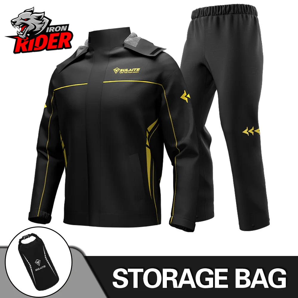 Motorcycle Raincoat Suit Rains - Camping Quad ulasan dan harga