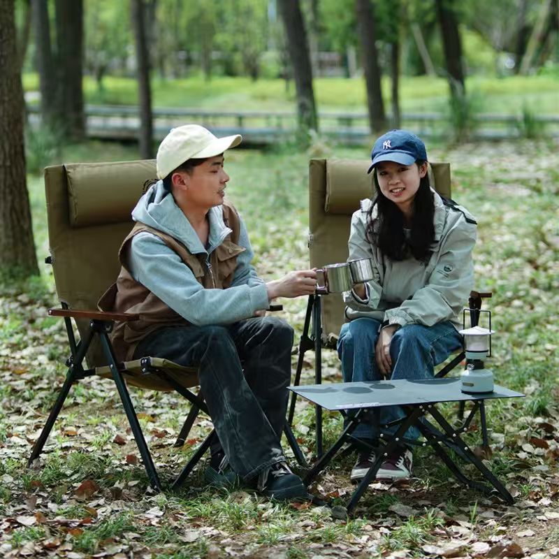 Folding High Back Beach Campin - Outdoor Camping Lounge Chairs ulasan dan harga
