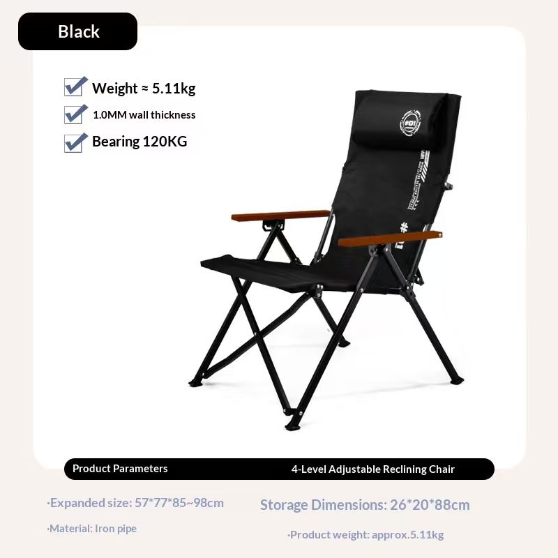 Folding High Back Beach Campin - Outdoor Camping Lounge Chairs ulasan dan harga