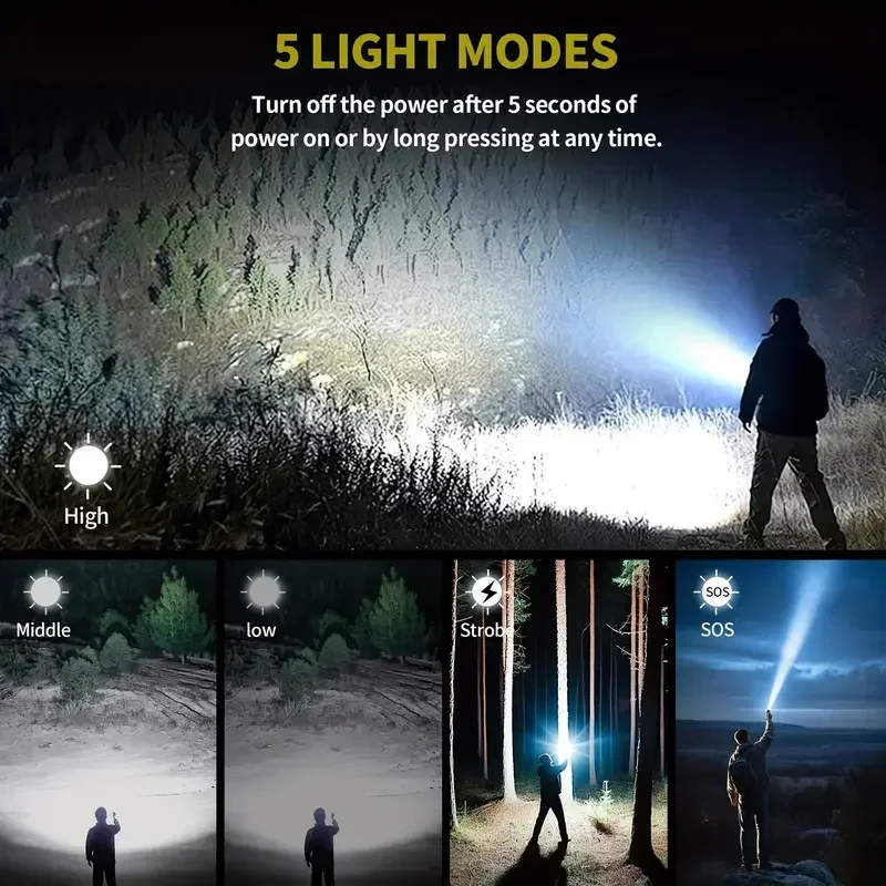 Ultra Powerful Flashlight Conc - Outdoor Camping Adventure ulasan dan harga