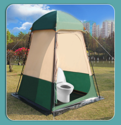 Large Size Oxford Fabric Four- - Outdoor Camping Tent Waterproof ulasan dan harga