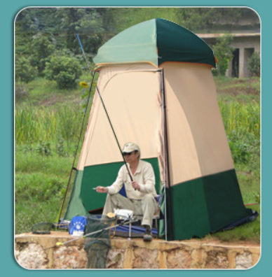 Large Size Oxford Fabric Four- - Outdoor Camping Tent Waterproof ulasan dan harga