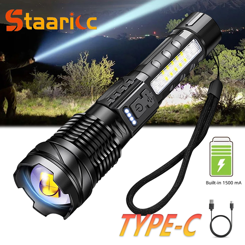 Powerful XHP50 LED Flashlight  - Outdoor Camping Adventure ulasan dan harga