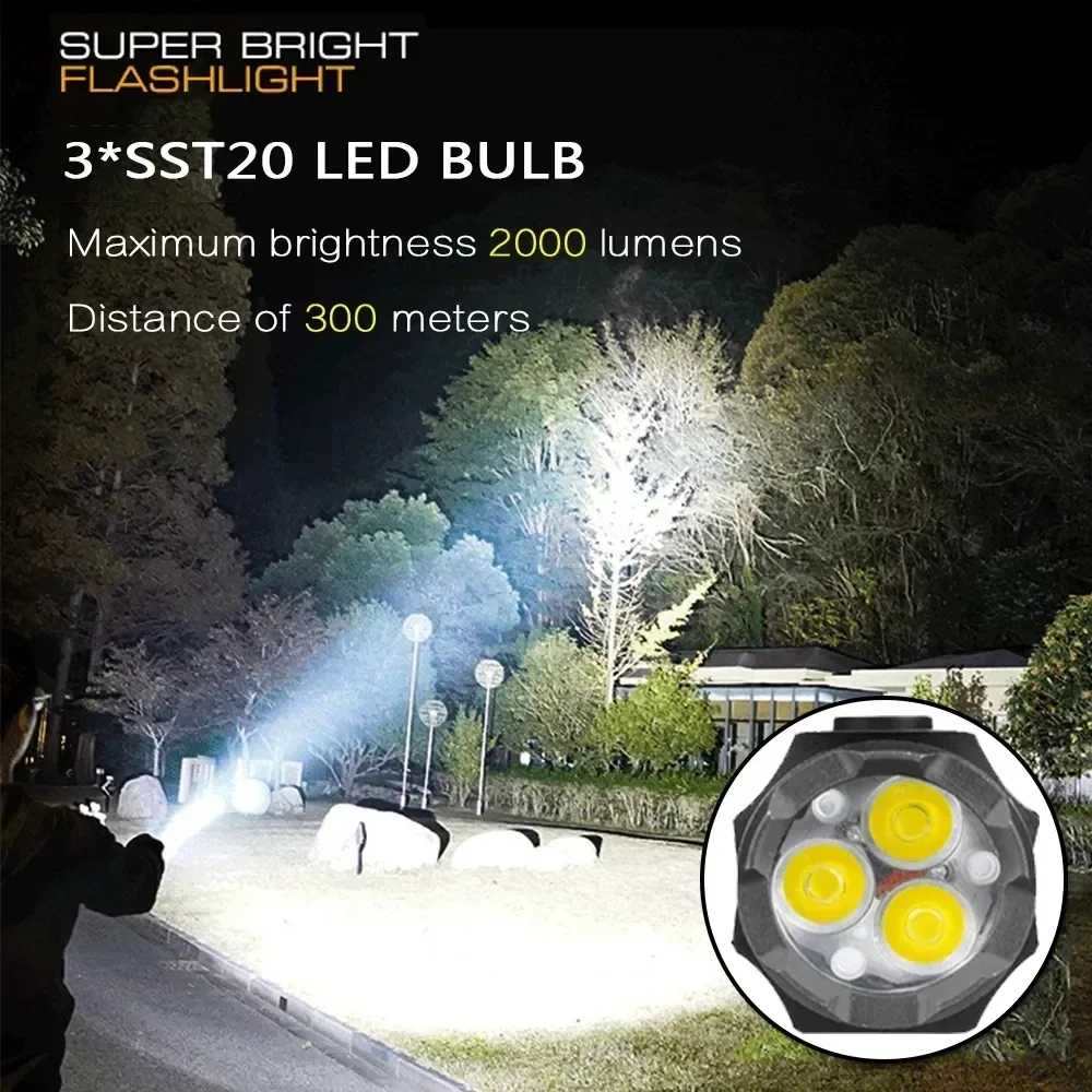 Powerful Mini LED Flashlight S - Outdoor Camping Adventure ulasan dan harga