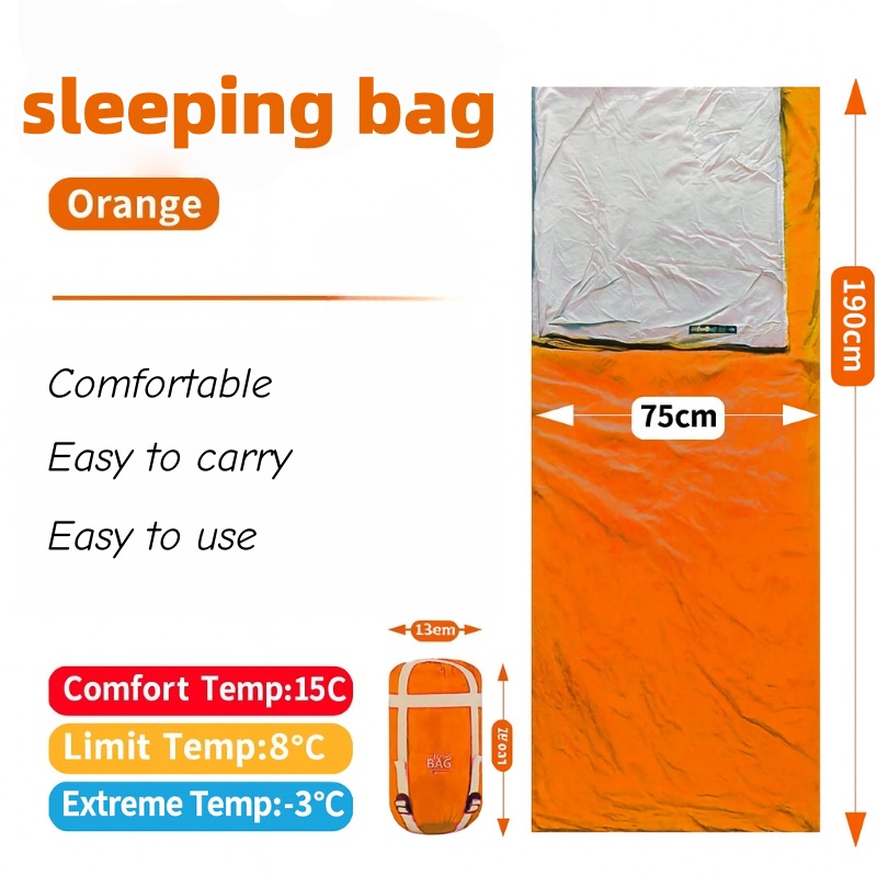 Camping Supplies Ultra Lightwe - Outdoor Camping Sleeping Bag ulasan dan harga