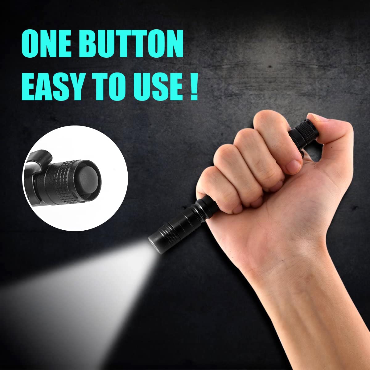 Portable Mini LED Pen Flashlig - Outdoor Camping Adventure ulasan dan harga