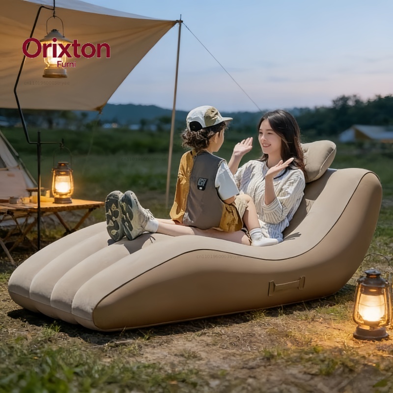 Outdoor Portable Self Inflatin - Outdoor Camping Lounge Chairs ulasan dan harga
