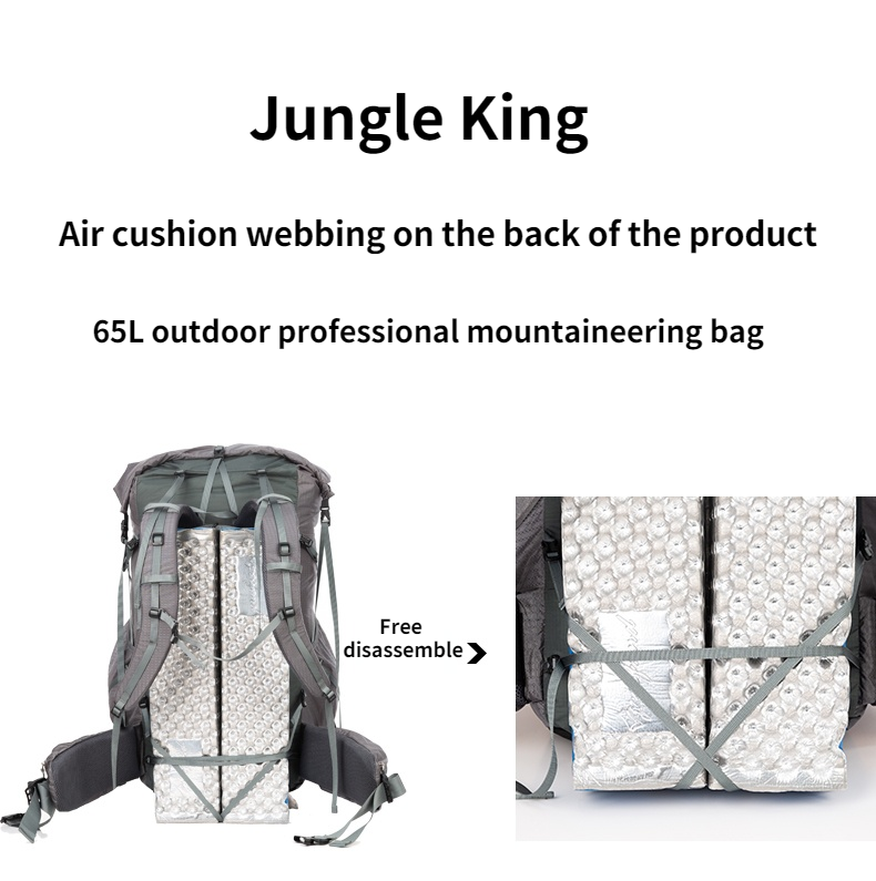 JungleKing CY1040 Water-resist - Lightweight Backpack 65L ulasan dan harga