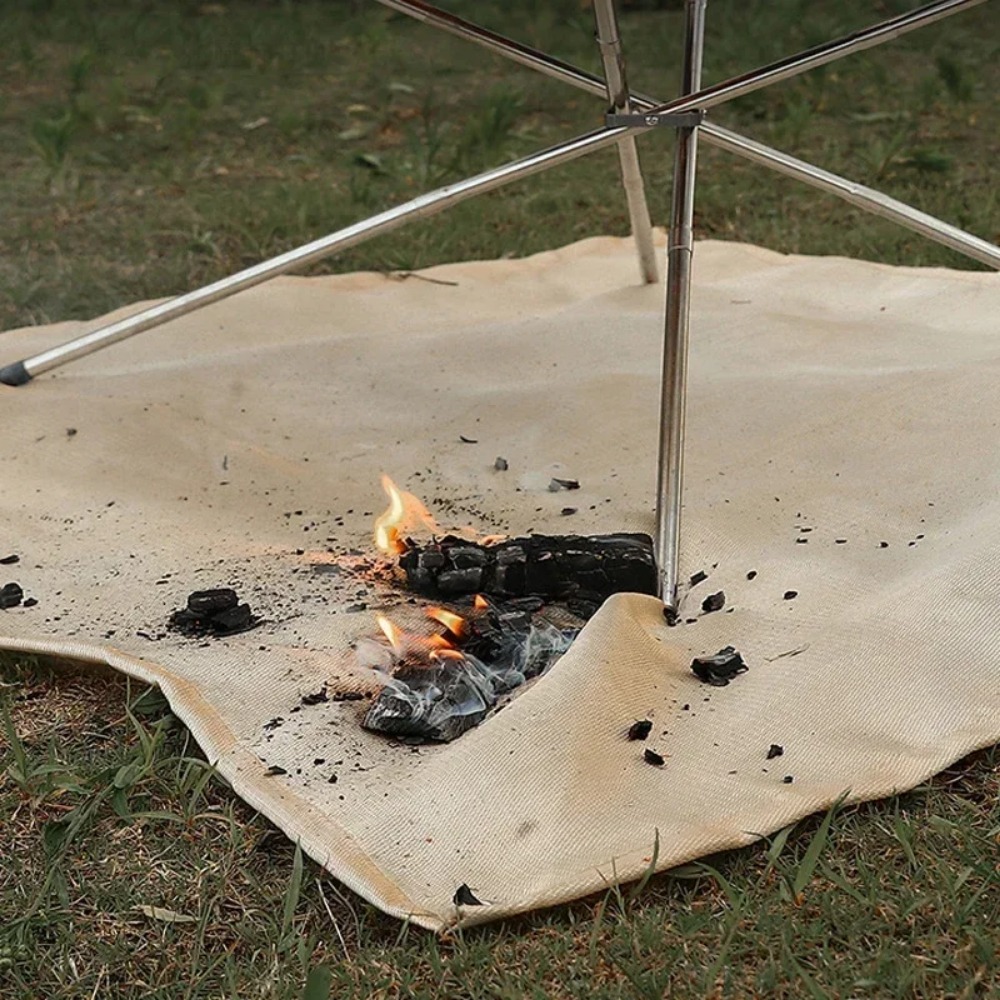 High Temperature Fire Blanket  - Outdoor Camping Rug ulasan dan harga