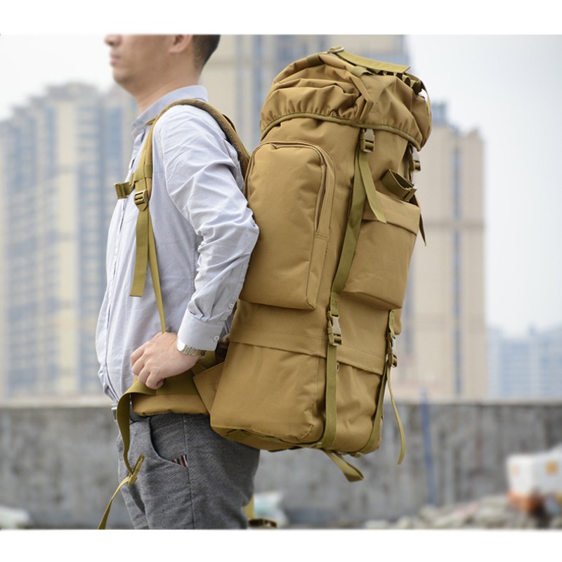 65L Large Capacity Tactical Ba - Lightweight Backpack 65L ulasan dan harga