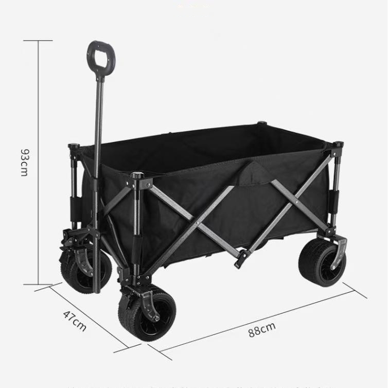 Portable 160L Lightweight Fold - Outdoor Camping Vehicle Wagon ulasan dan harga
