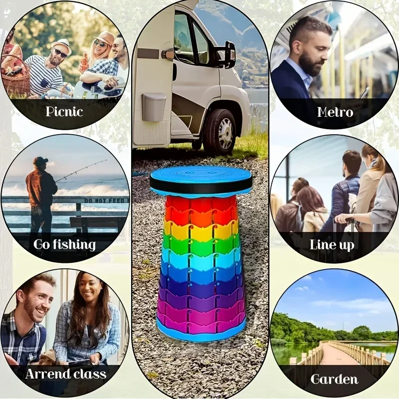 Rainbow Telescopic Camping Sto - Outdoor Camping Adventure ulasan dan harga