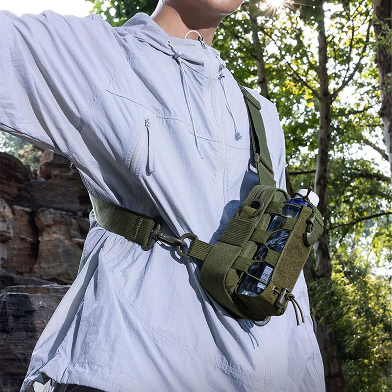 Outdoor Water Bottle Waist Bag - Camping Quad ulasan dan harga