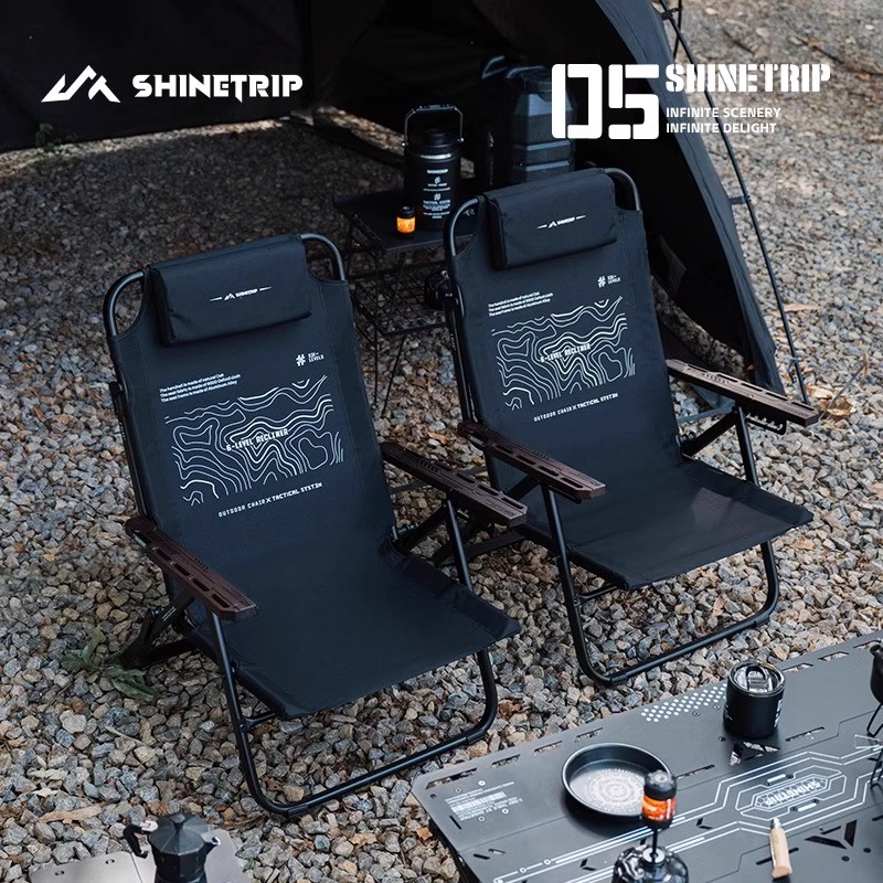 ShineTrip Outdoor Folding Loun - Outdoor Camping Lounge Chairs ulasan dan harga