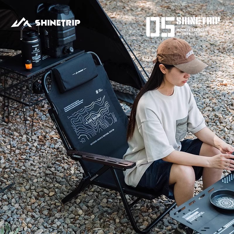 ShineTrip Outdoor Folding Loun - Outdoor Camping Lounge Chairs ulasan dan harga