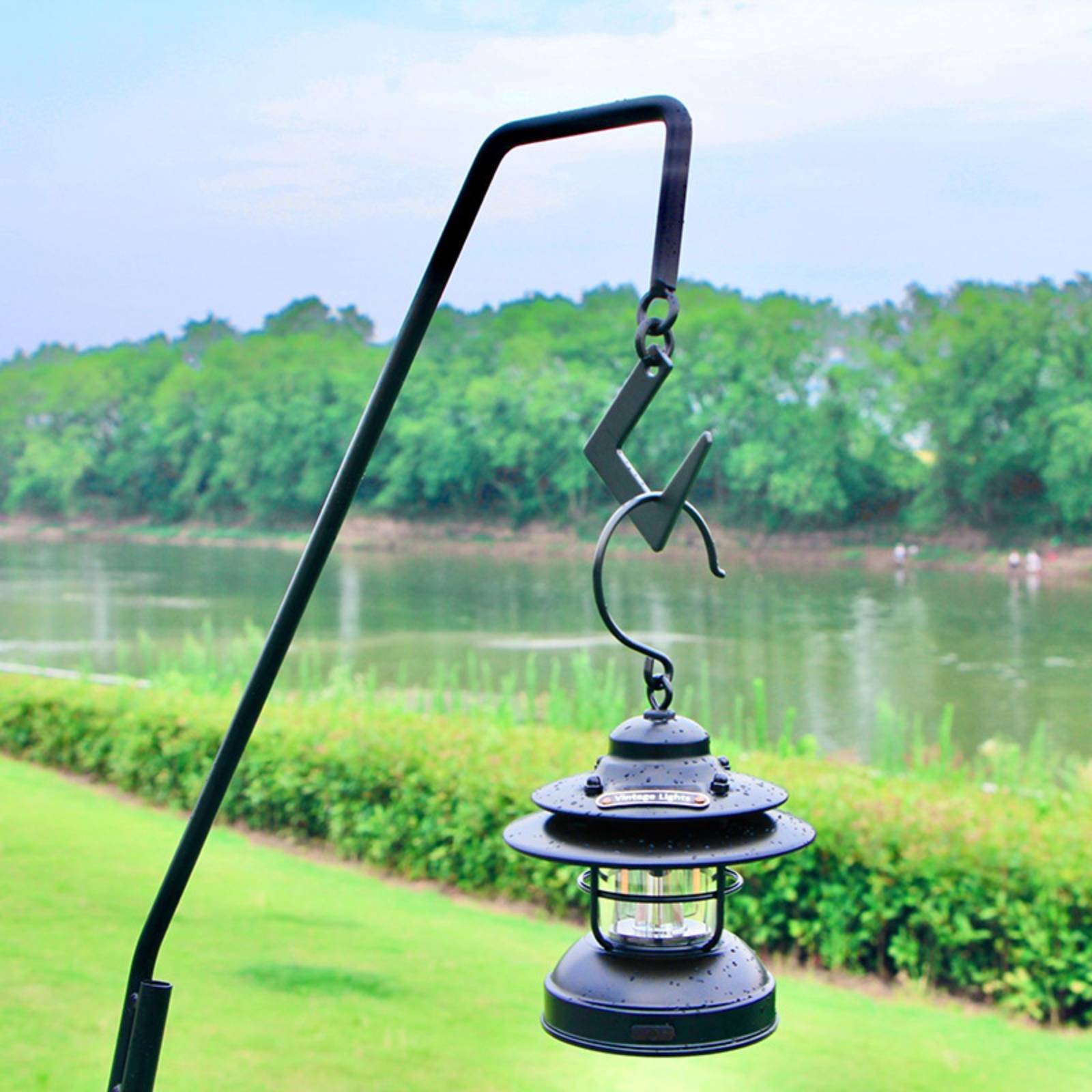Camping Lantern Stand Easy to  - Outdoor Camping Kitchen ulasan dan harga