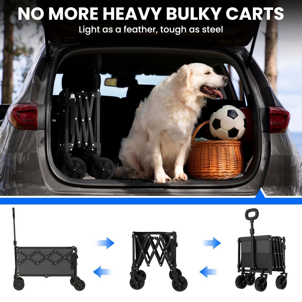 Folding Garden Cart 360 lbs Ca - Outdoor Y Camping ulasan dan harga