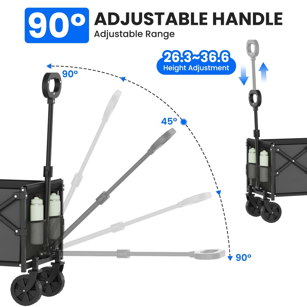 Folding Garden Cart 360 lbs Ca - Outdoor Y Camping ulasan dan harga