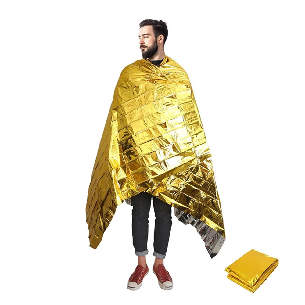 5Pcs Emergency Thermal Blanket - Outdoor Camping Rug ulasan dan harga