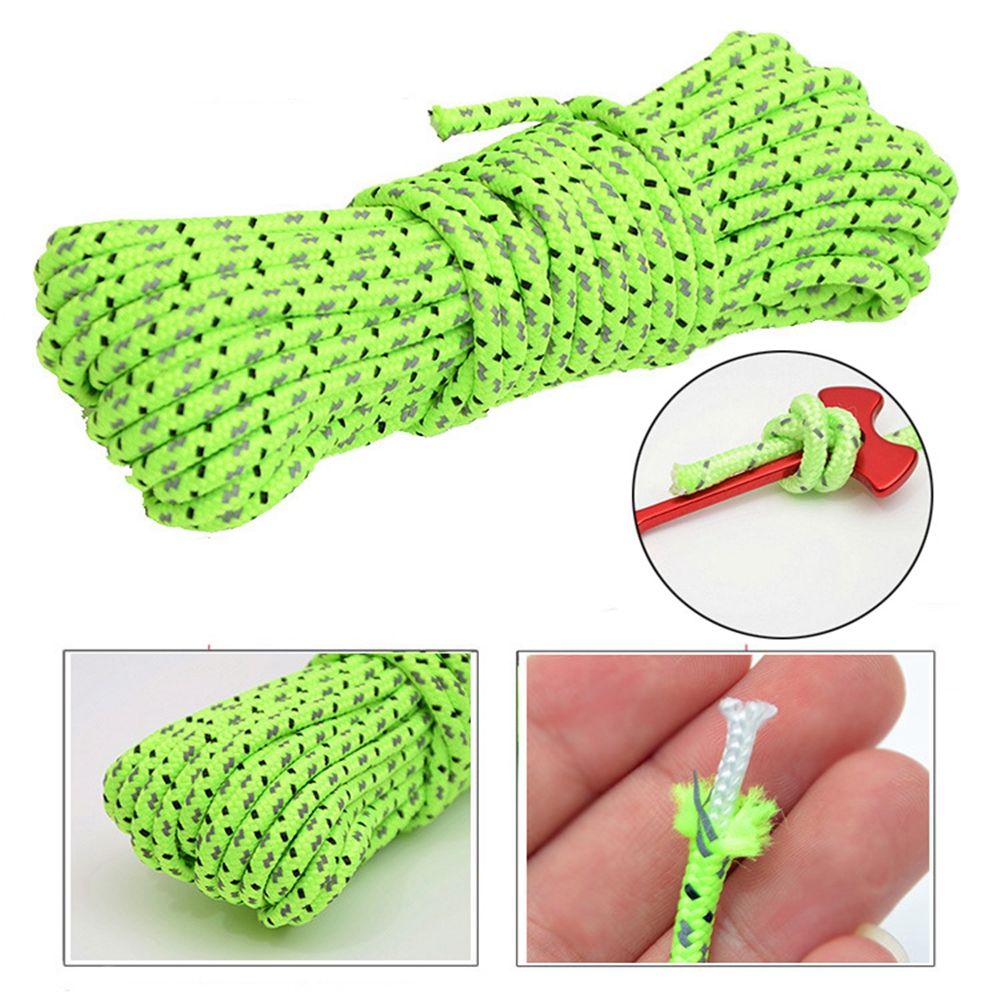 5/10/20/100M Reflective Tent R - Outdoor Camping Extension Cord ulasan dan harga