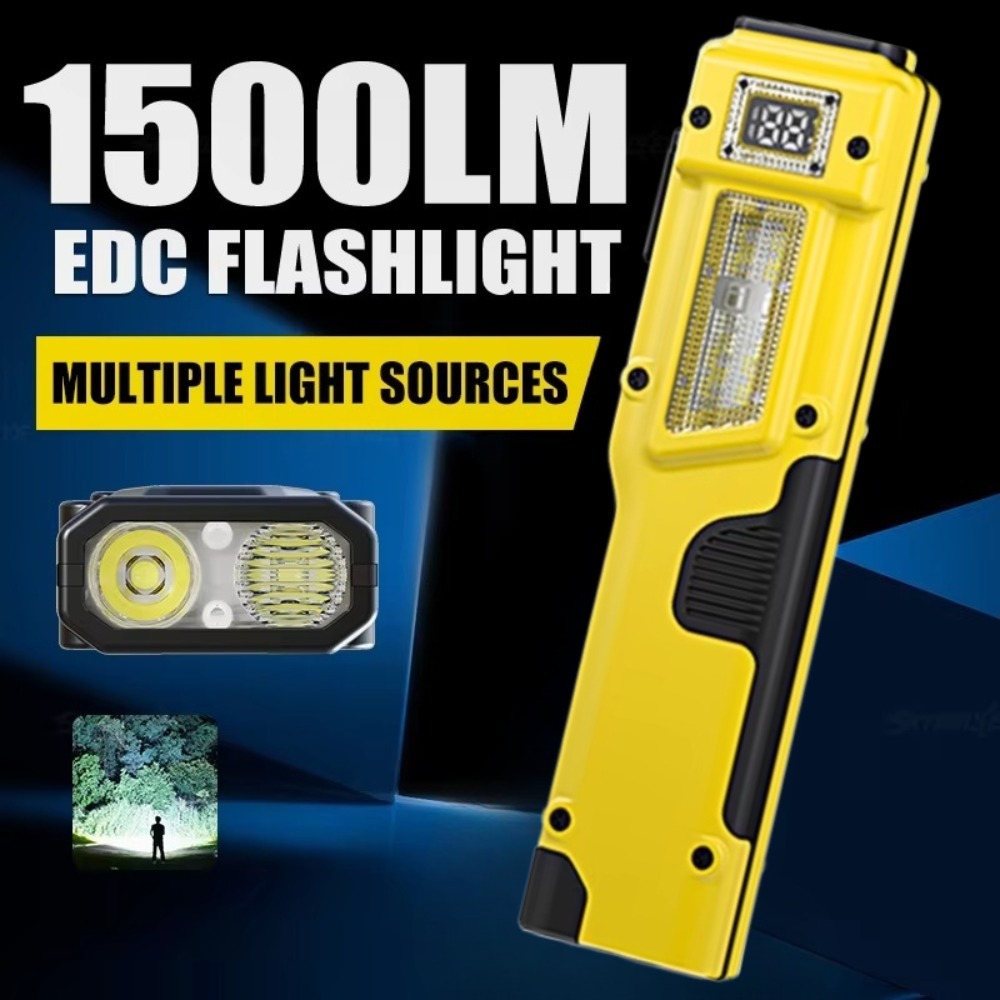 Ultra-Thin EDC Rechargeable LE - Outdoor Camping Adventure ulasan dan harga
