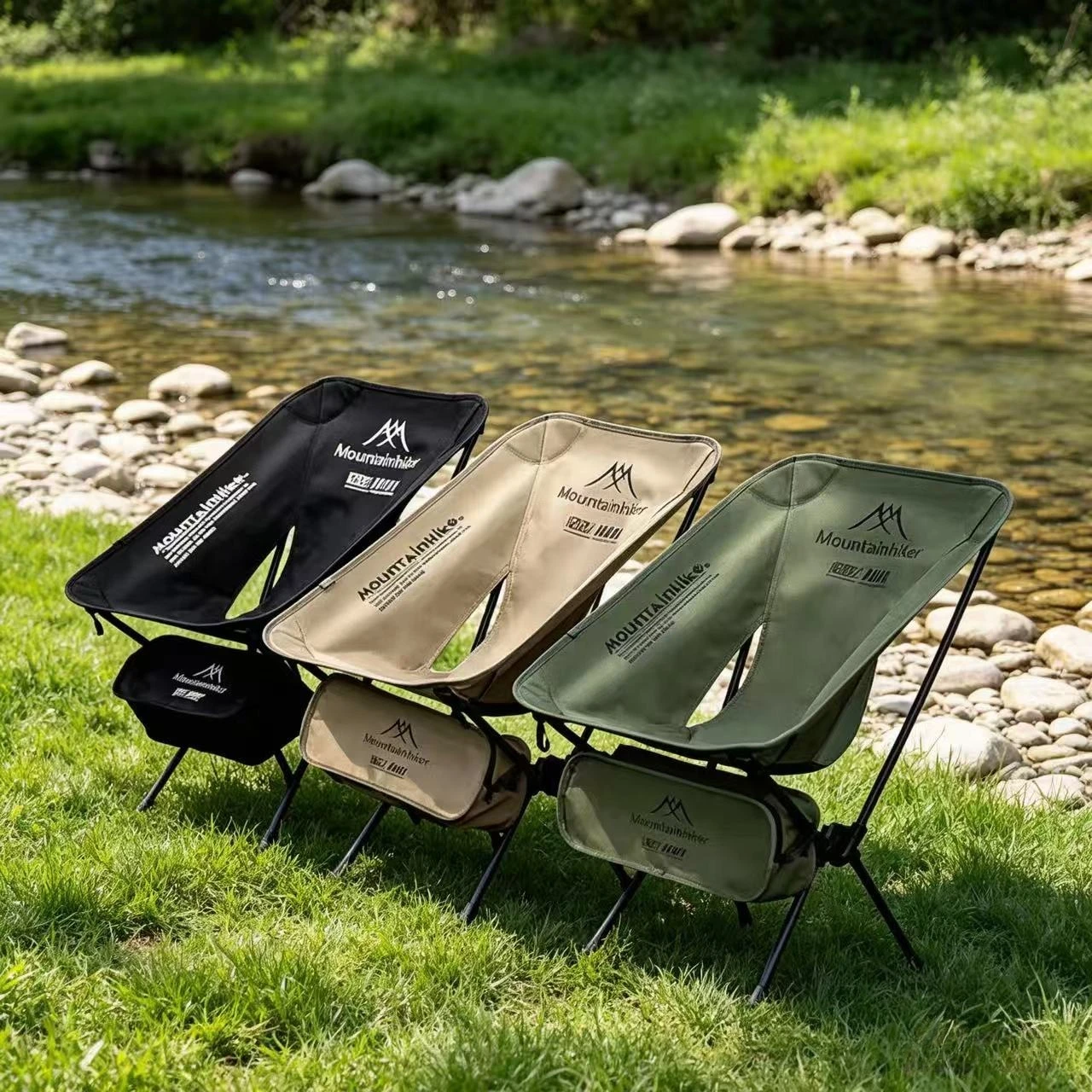Folding Ultra Light Moon Chair - Outdoor Camping Lounge Chairs ulasan dan harga
