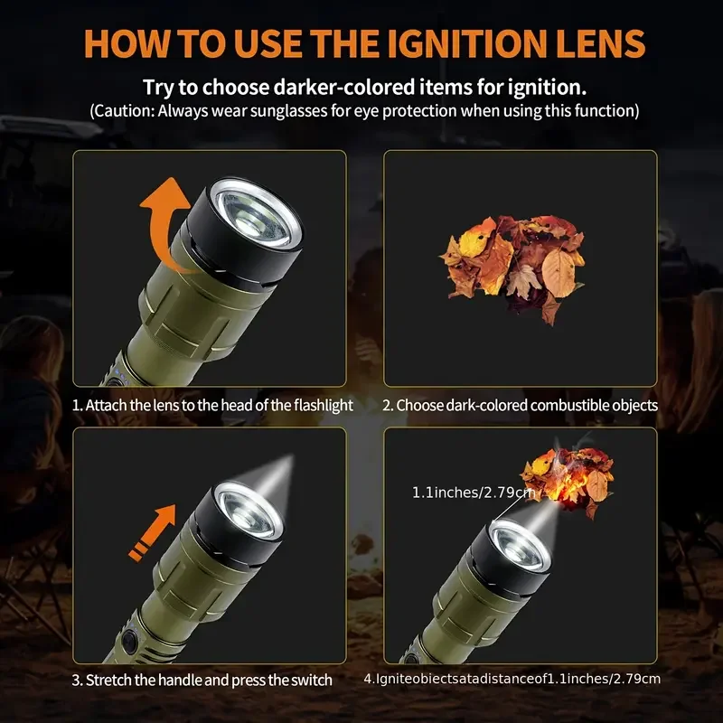 Ultra Powerful Flashlight Conc - Outdoor Camping Adventure ulasan dan harga