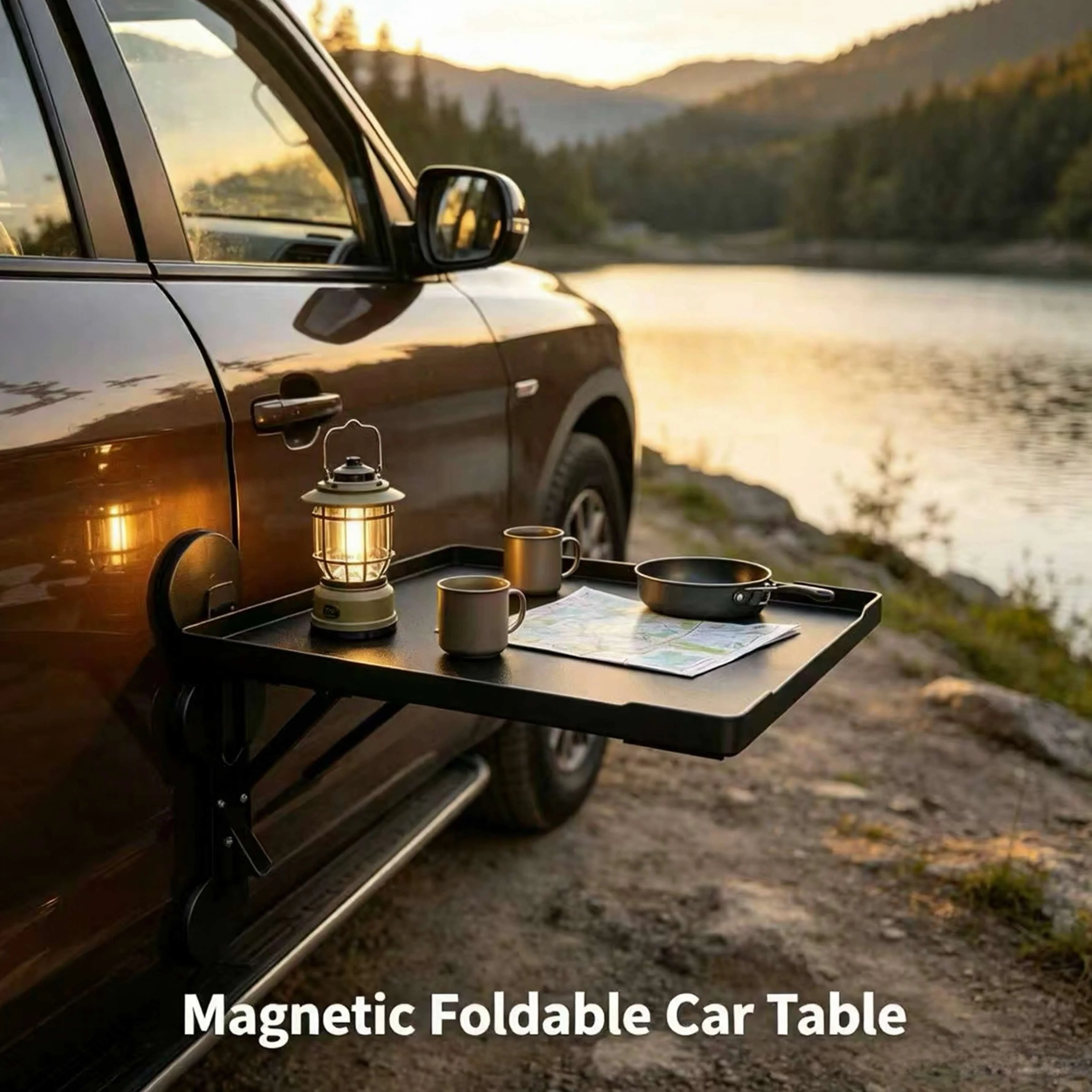Portable Car Side Door Hanging - Outdoor Camping Table Foldable ulasan dan harga