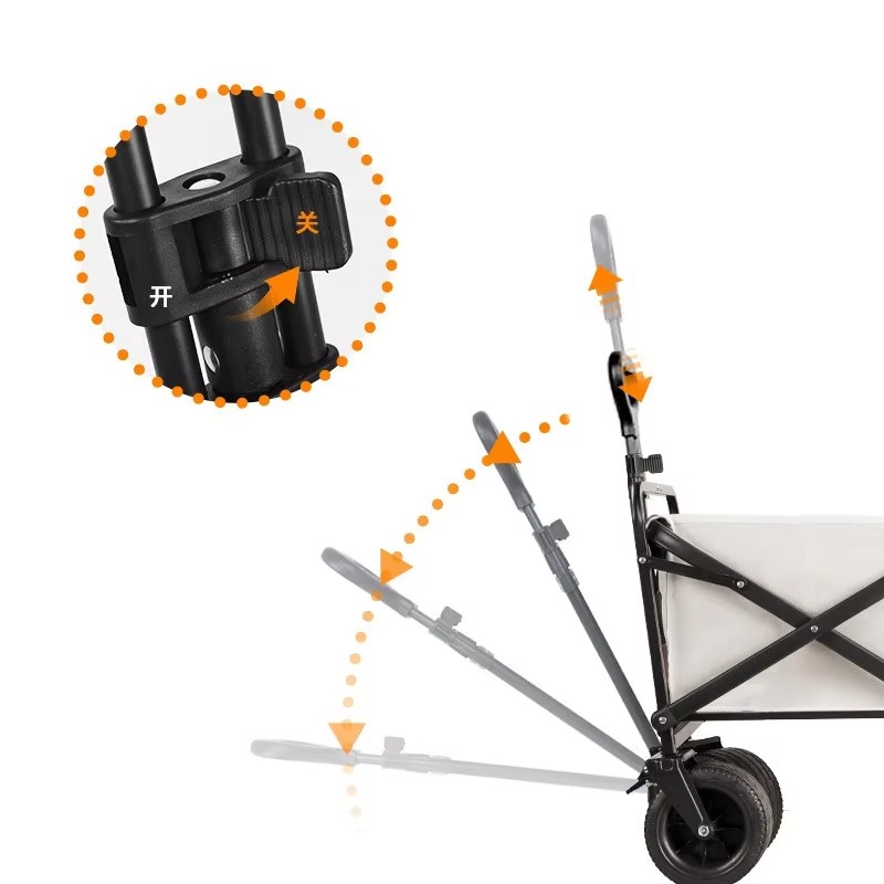 Lightweight 150L Portable Stee - Outdoor Camping Vehicle Wagon ulasan dan harga