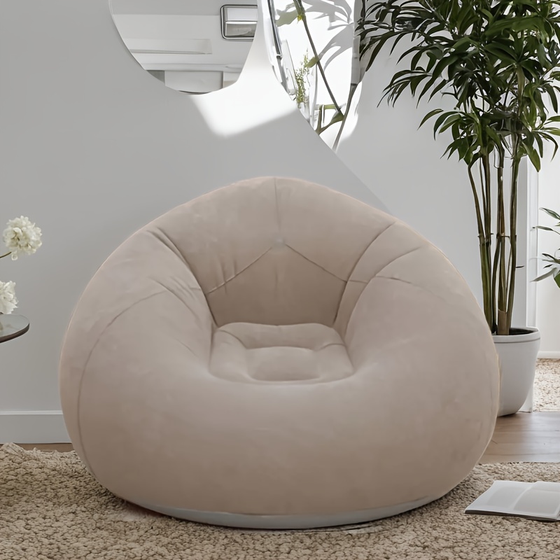 Flocked PVC Inflatable Sofa Ch - Outdoor Camping Lounge Chairs ulasan dan harga